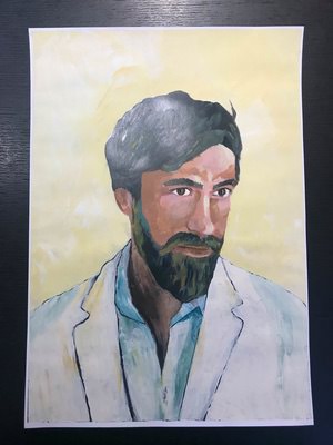Portrait de Papa par Anna Yakubanets 16 ans 3ème prix catégorie Ados
