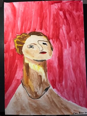 La femme inconnue par Clara Menor 11 ans 5ème prix catégorie Ados