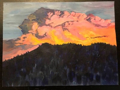 Nuage de feu par Zoé Wilson 17 ans 7ème prix catégorie Ados