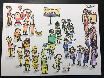 La file d'attente par Ella Zweider 11 ans 8ème prix catégorie Ados