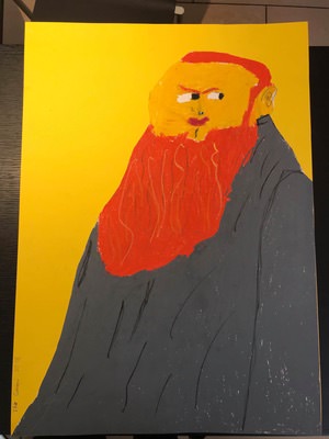 Le commissaire barbu par Théo Cuccioni 10 ans 1er prix catégorie enfants